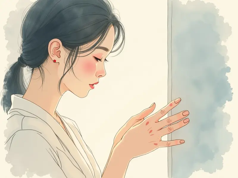 夢のイラスト:乾癬