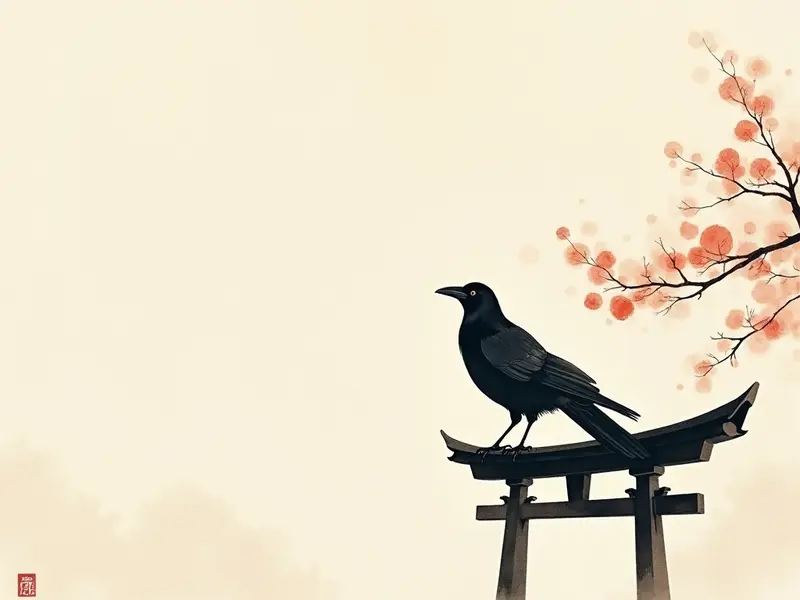 夢のイラスト:カラス