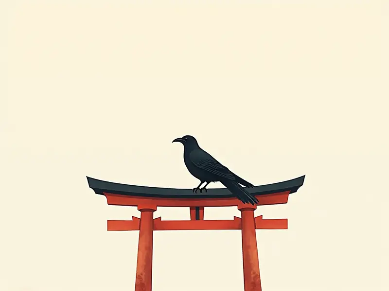 夢のイラスト:カラス