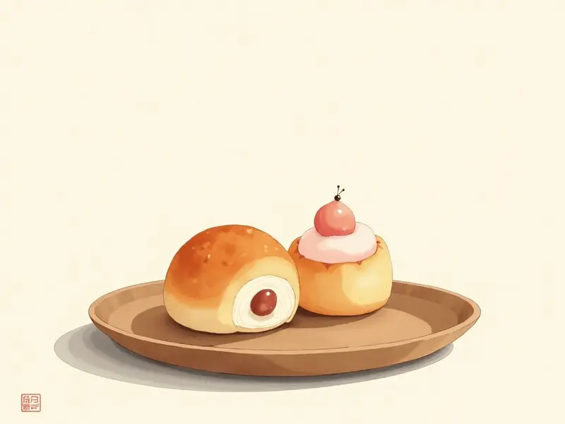 夢のイラスト:菓子パン
