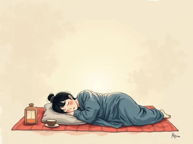 夢のイラスト:風邪