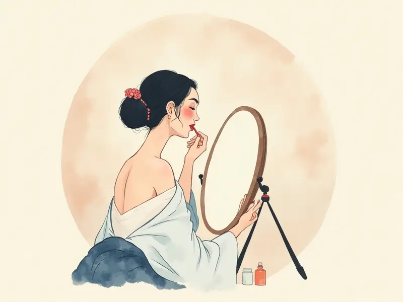 夢のイラスト:化粧品