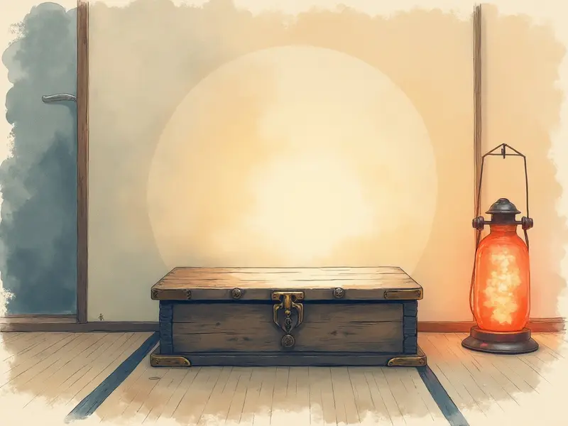 夢のイラスト:木箱