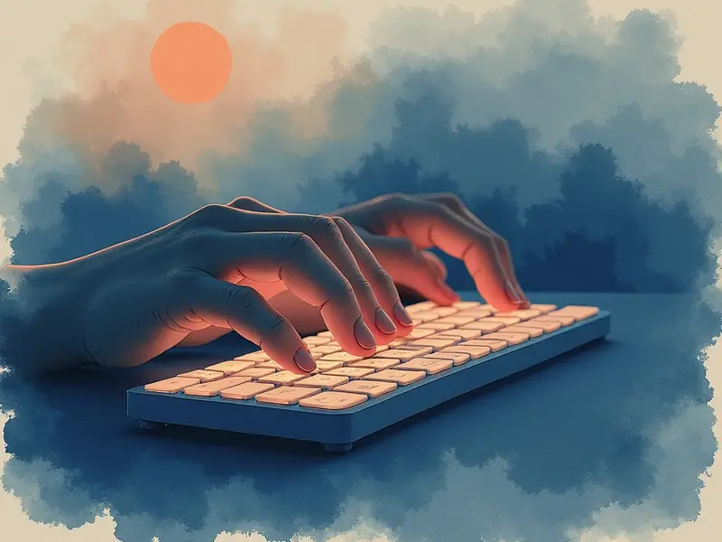 夢のイラスト:キーボードのキー