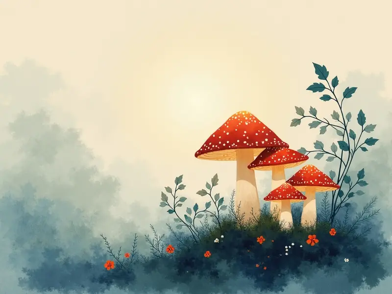 夢のイラスト:きのこ