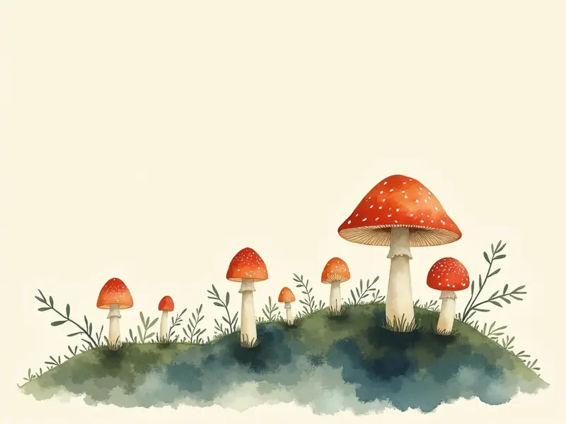 夢のイラスト:きのこ