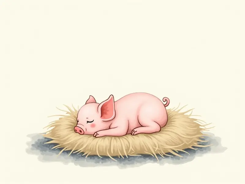 夢のイラスト:子豚