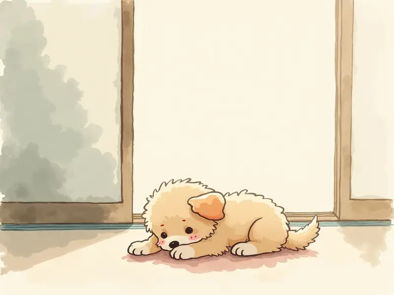 夢のイラスト:子犬