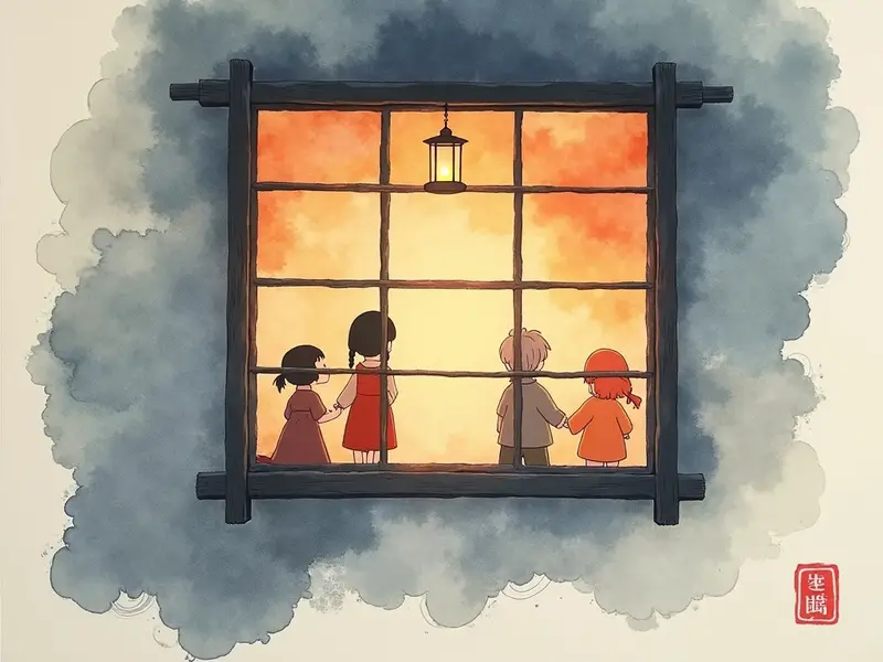 夢のイラスト:孤児院