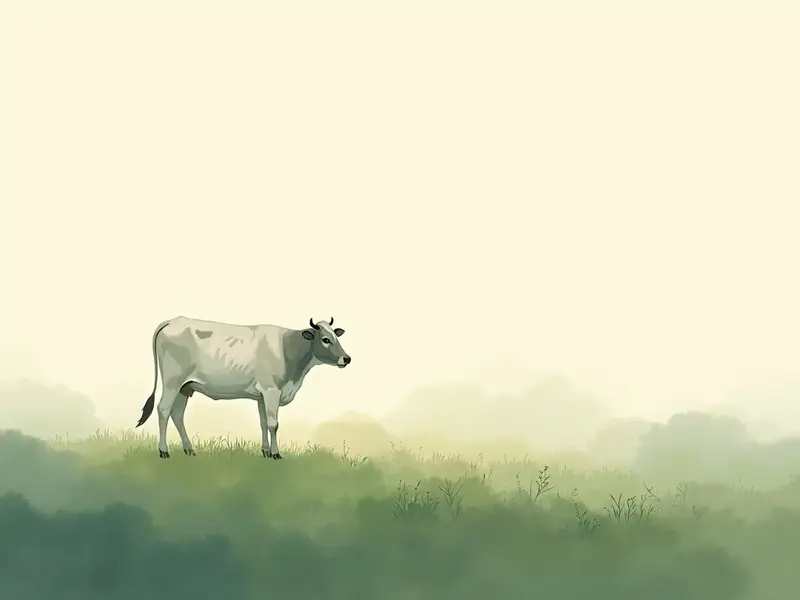 夢のイラスト:子牛