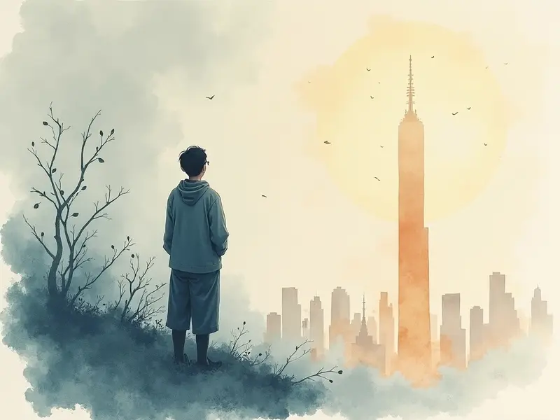 夢のイラスト:高層ビル