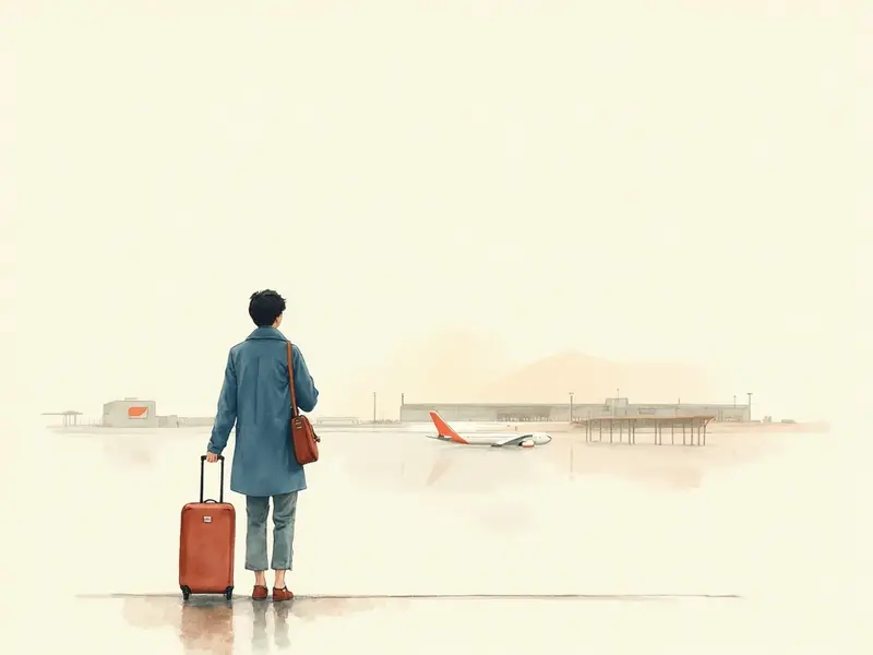 夢のイラスト:空港