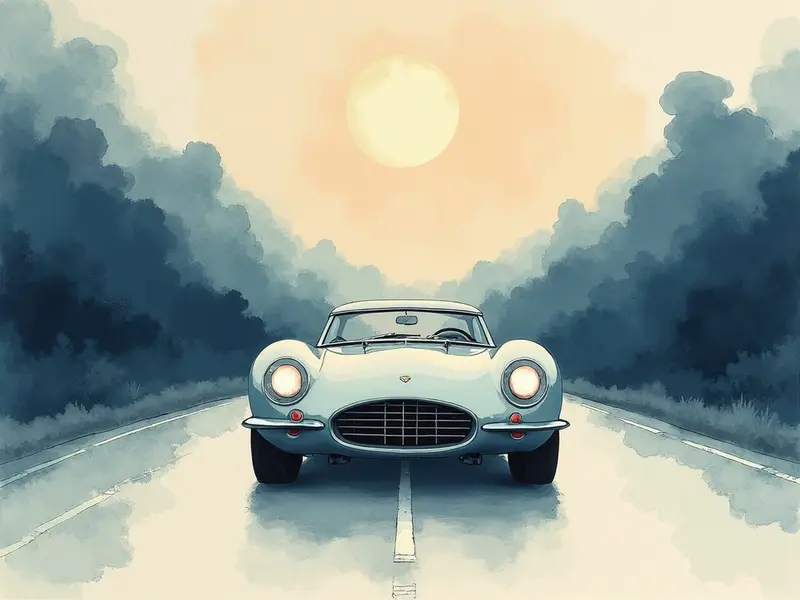 夢のイラスト:車