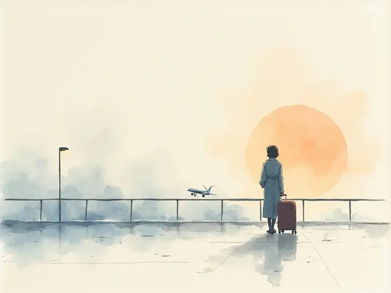 夢のイラスト:空港