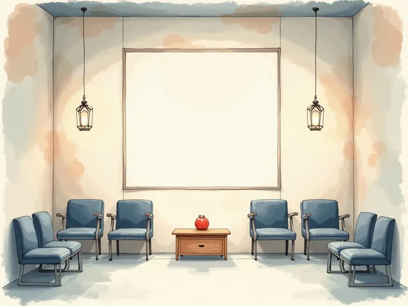 夢のイラスト:待合室