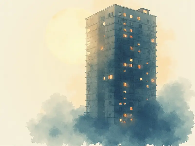 夢のイラスト:マンション