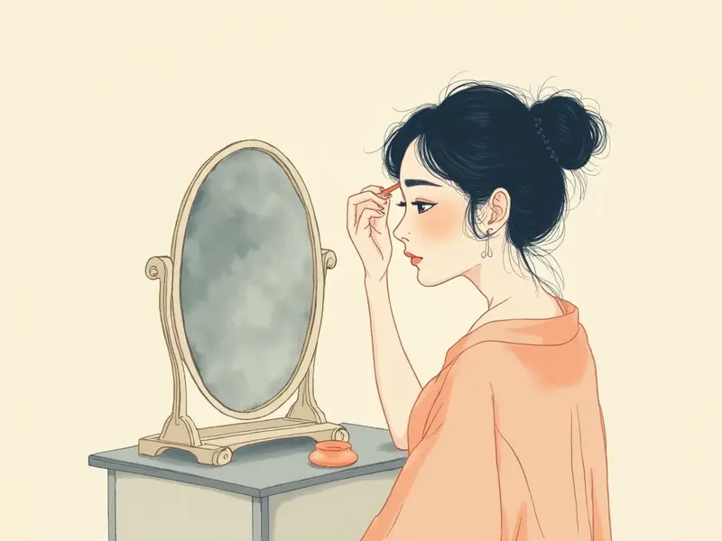 夢のイラスト:眉毛