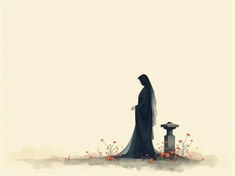 夢のイラスト:未亡人