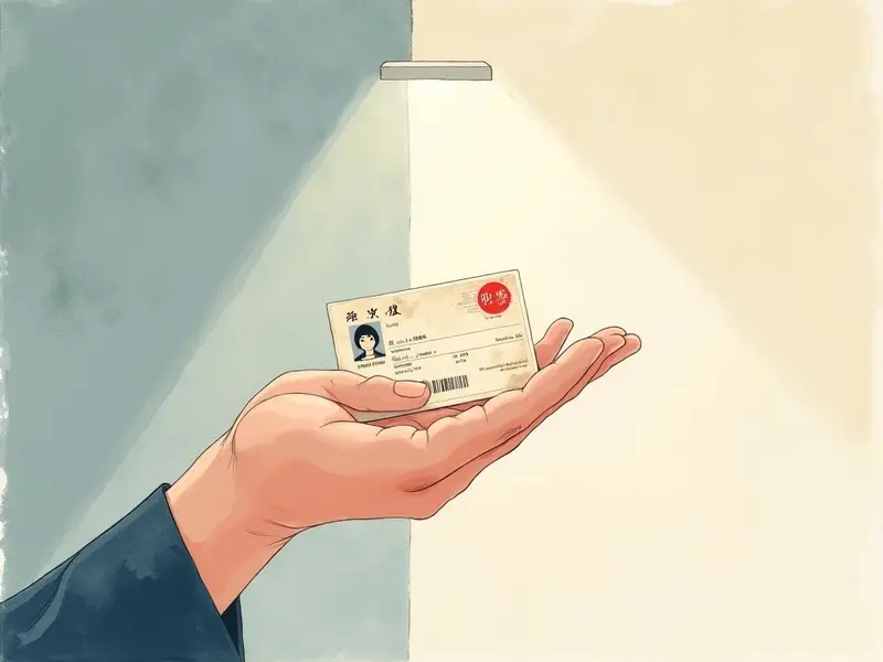 夢のイラスト:身分証明書