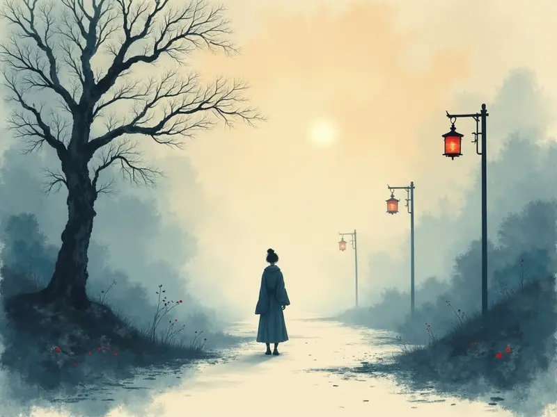 夢のイラスト:道に迷う夢