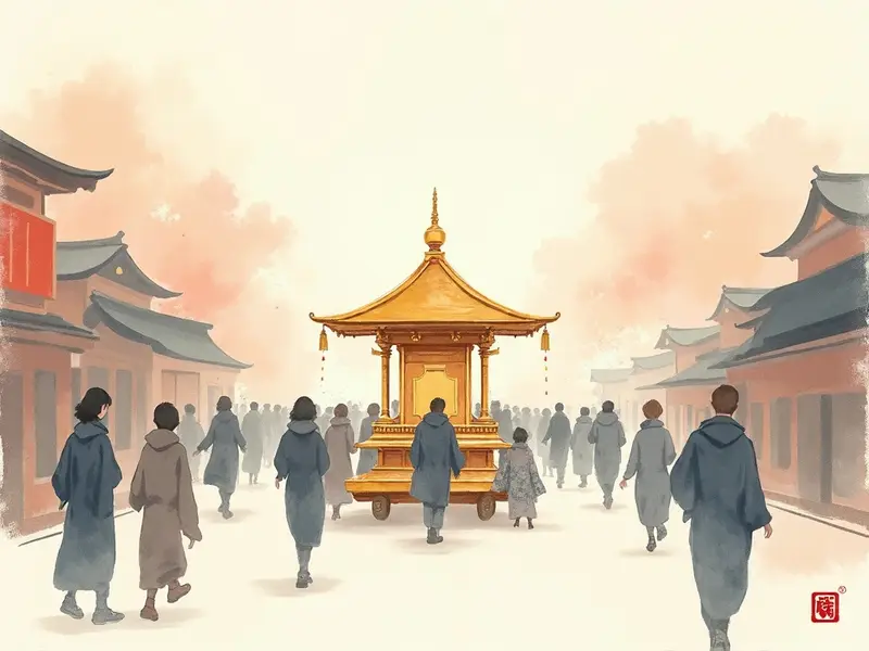 夢のイラスト:神輿