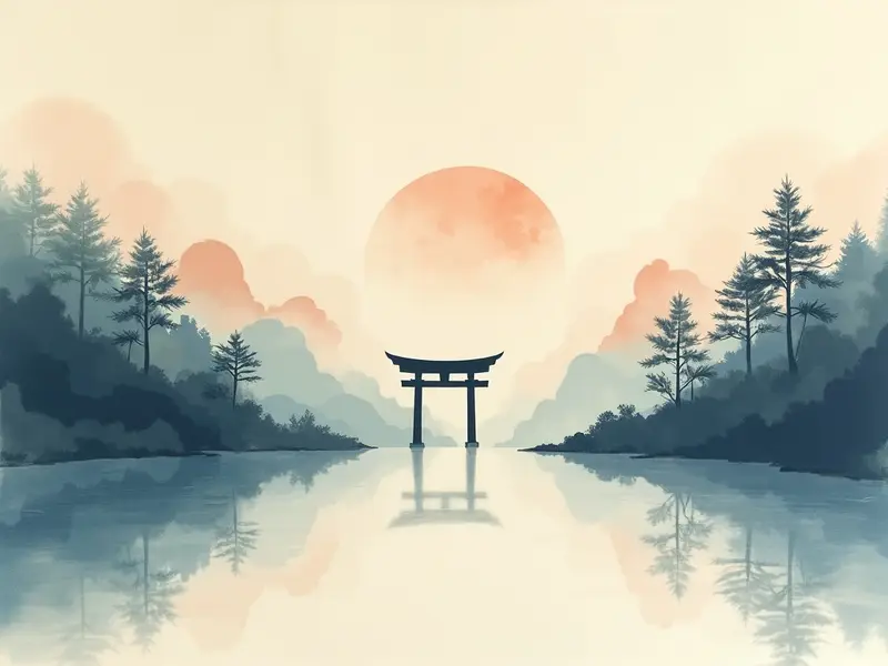 夢のイラスト:湖