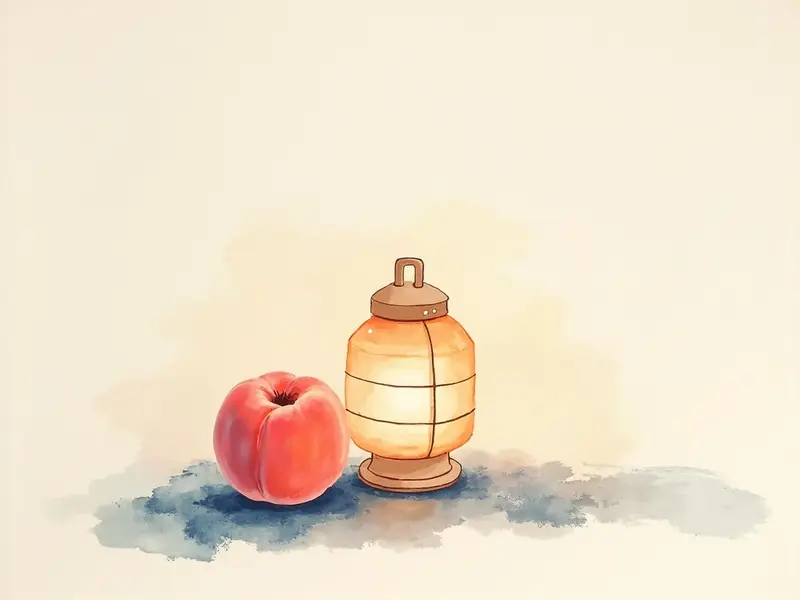 夢のイラスト:桃