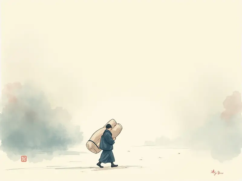 夢のイラスト:物を運ぶ
