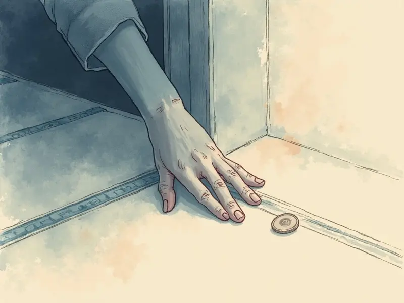 夢のイラスト:物を落とす