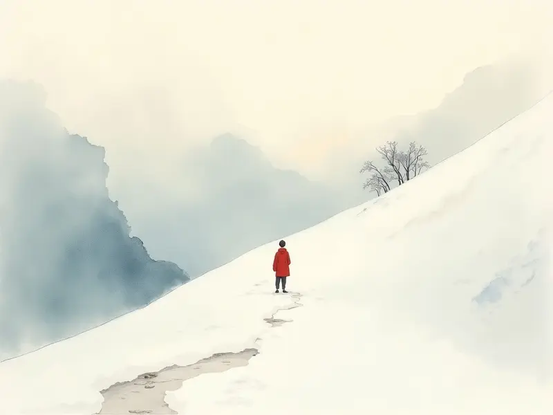 夢のイラスト:雪崩