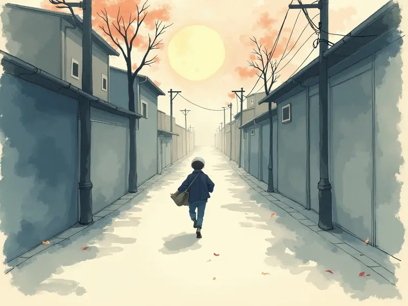 夢のイラスト:逃げる