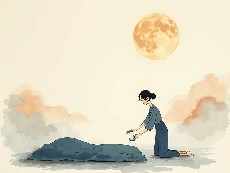 夢のイラスト:喉の渇き
