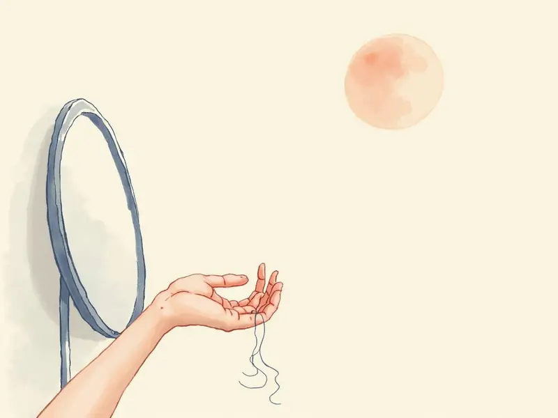 夢のイラスト:抜け毛