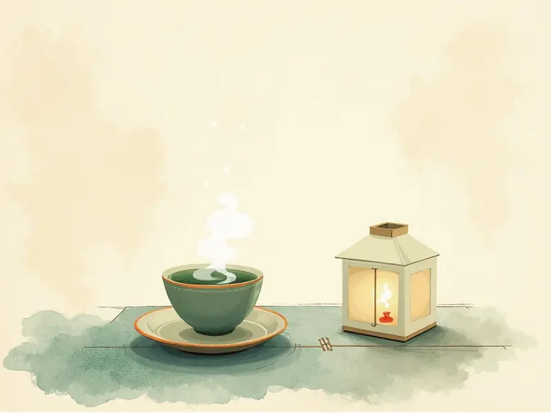 夢のイラスト:お茶