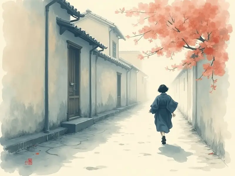 夢のイラスト:追い詰められる