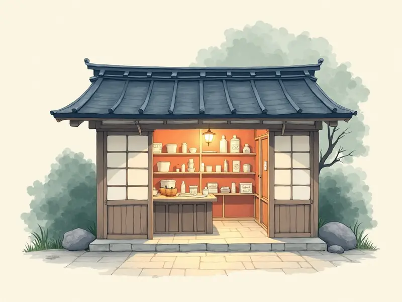 夢のイラスト:お店