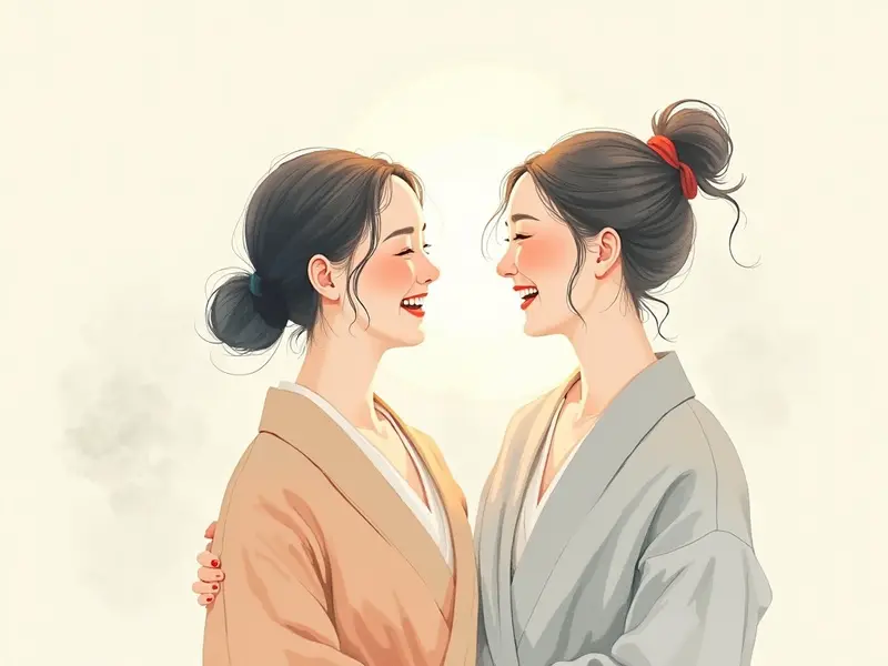 夢のイラスト:女友達