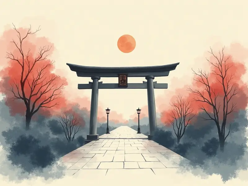 夢のイラスト:大きなお寺