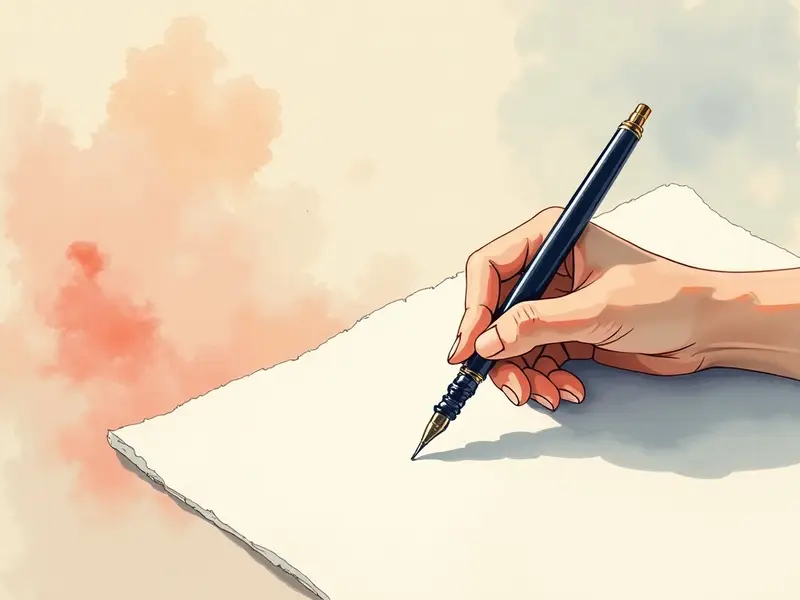 夢のイラスト:ペン