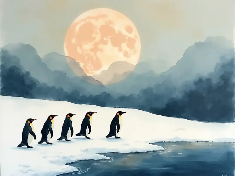 夢のイラスト:ペンギン