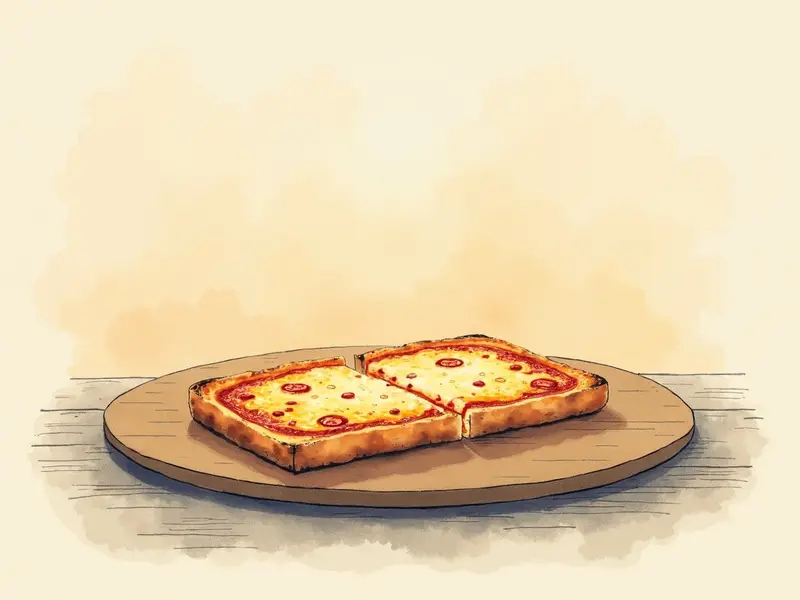夢のイラスト:ピザトースト