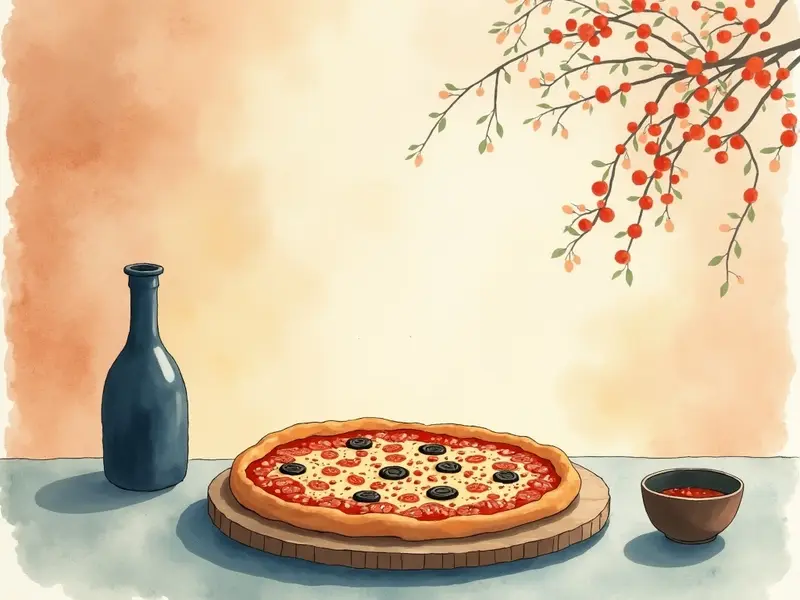 夢のイラスト:ピザ
