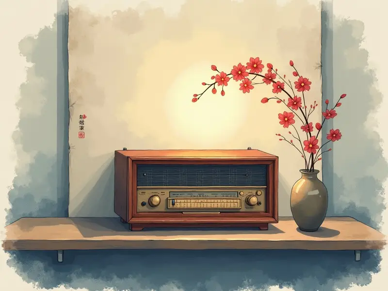 夢のイラスト:ラジオ