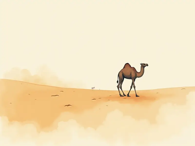夢のイラスト:ラクダ