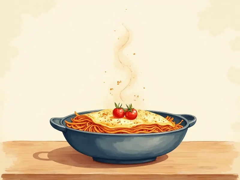 夢のイラスト:ラザニア