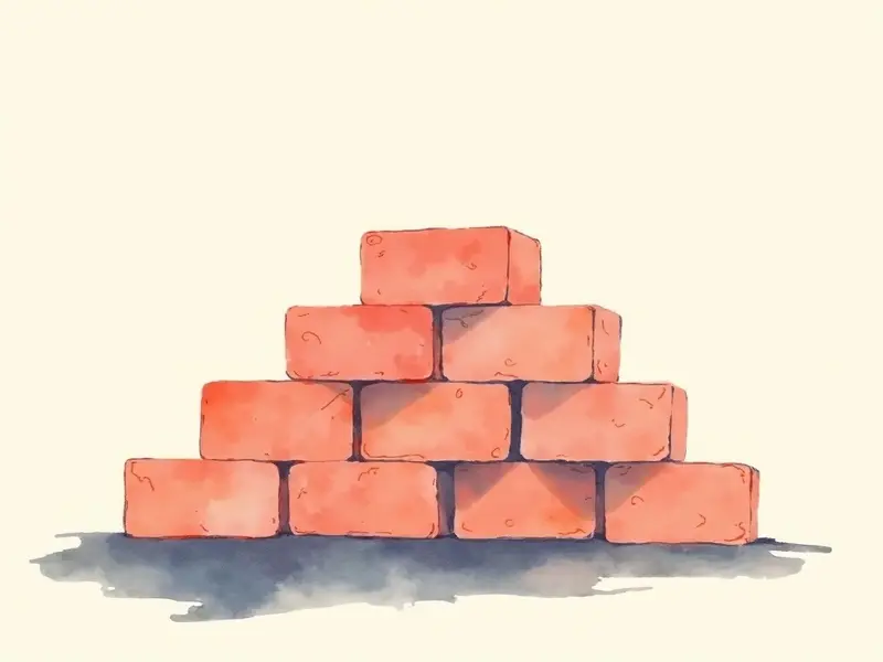夢のイラスト:レンガ