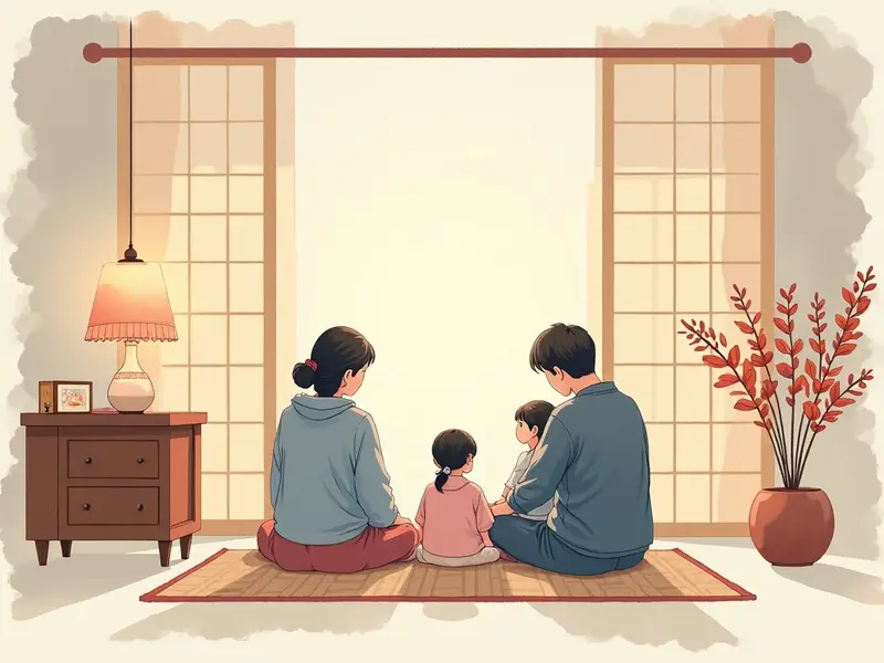 夢のイラスト:リビング