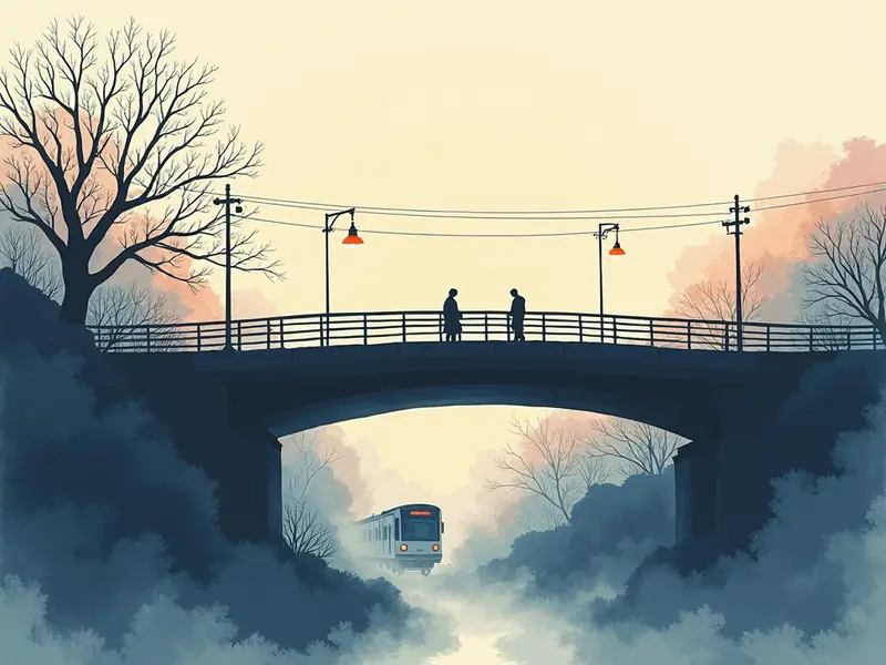 夢のイラスト:陸橋