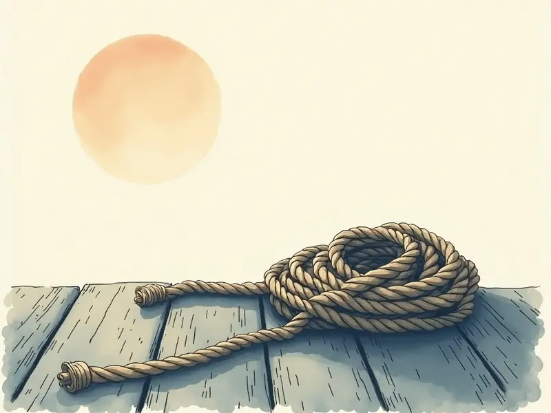 夢のイラスト:ロープ