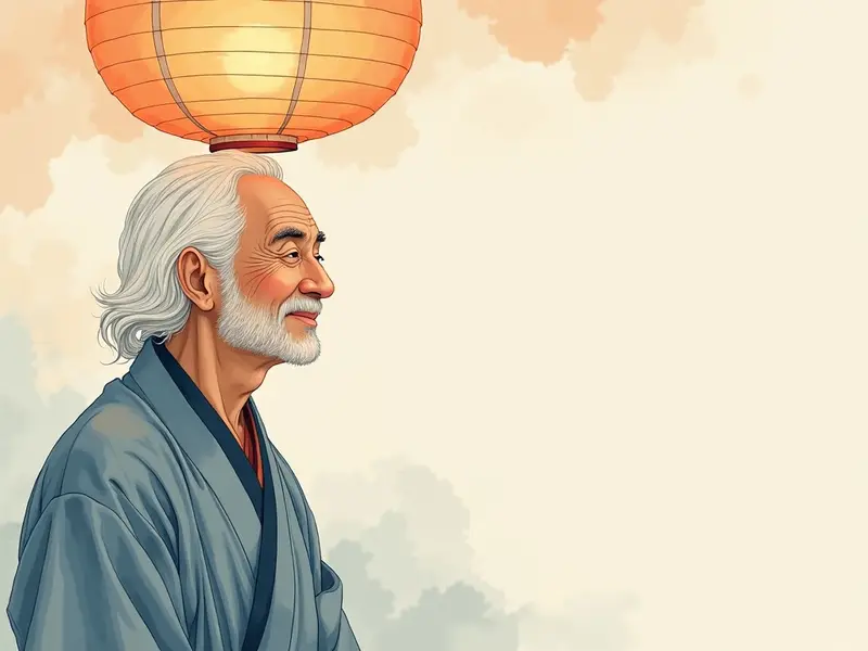 夢のイラスト:老人